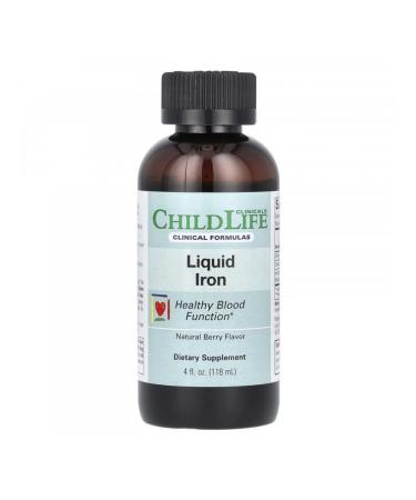 ChildLife Liquid iron with berry taste 118 ml - Buy Online on GoSupps.com