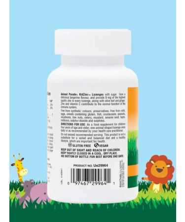 Nature's Plus Zinc for children Animal Parade Kid Zinc 8 mg 90 loafers - Buy Online on GoSupps.com