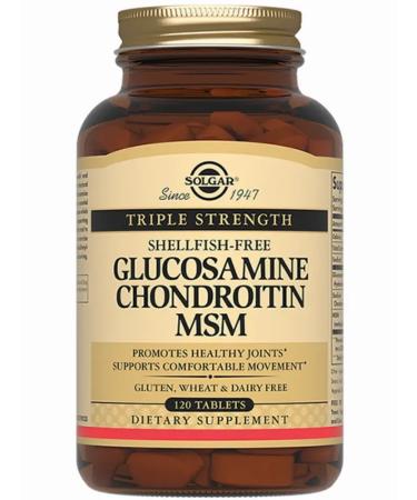 SOLGAR Complex of glucosamine and chondroitin and MSM tab. No. 120