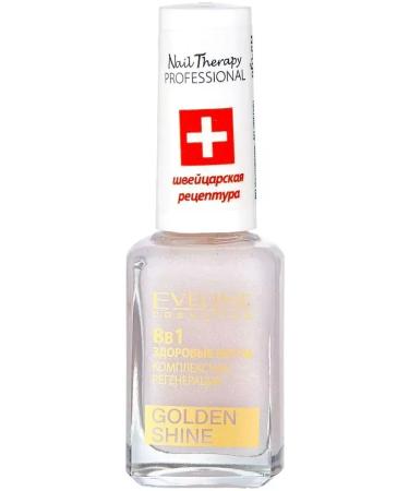 EVELINE Complex regeneration for nails 8B1 Golden Shine - Buy Online on GoSupps.com