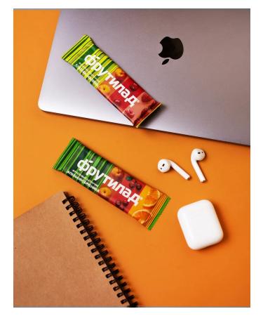 Frutilade Mix Batonchiki Berry without sugar 24pcs*30g - Buy Online on GoSupps.com