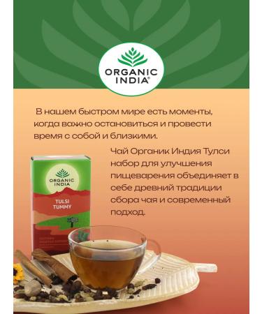 Organic India Tulsey Tammi tea for digestion - Buy Online on GoSupps.com