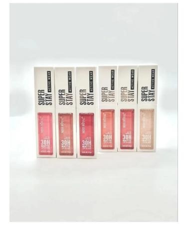 Amina professional Lip gloss moisturizing volume set 6 pcs - Buy Online on GoSupps.com