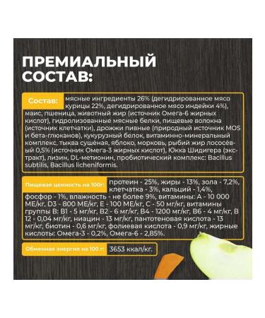 Native feeds Dry food for active dogs turkey 12 kg - Buy Online on GoSupps.com