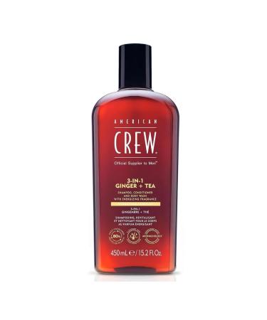 American Crew Ginger Tea 3b1 shampoo air conditioning gel for shower 450 ml
