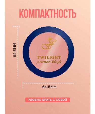 ffleur Blush Twilight Powder Blus Tone 02 Dusty Rose - Buy Online on GoSupps.com