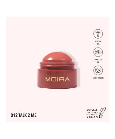 MOIRA Cream blush Soft Blush Balm (12 Talk 2 Me)