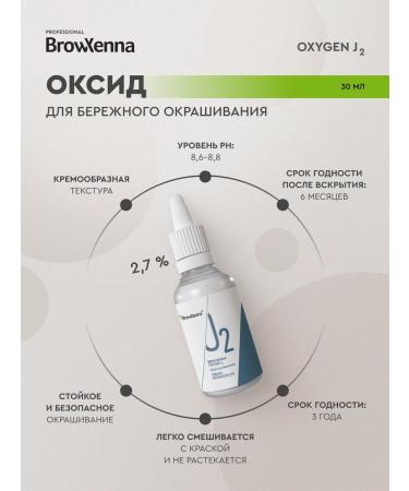 BROWXENNA Paint for eyelashes and eyebrows set for staining Oxygen J2 - Buy Online on GoSupps.com