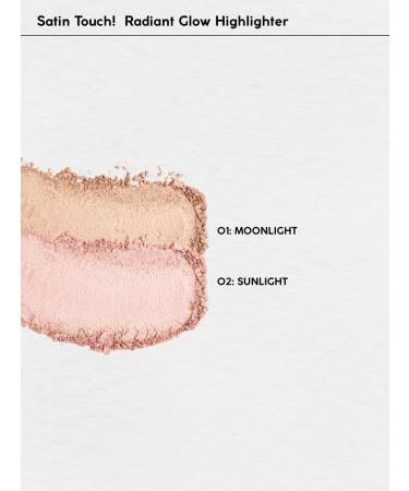 Monica Beauty Highlighter baked Satin Touch! Tone 01 MoonLight - Buy Online on GoSupps.com