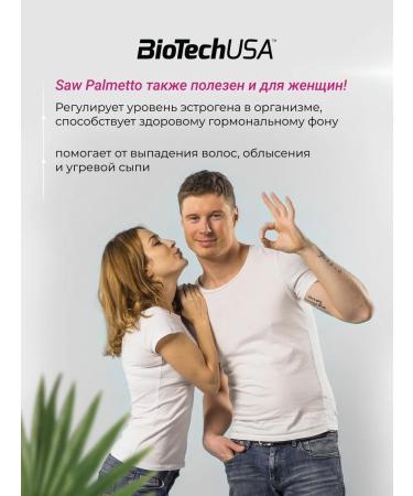 BioTechUSA Saw Palmetto Serenia fruit extract for prostate 60 capsules - Buy Online on GoSupps.com