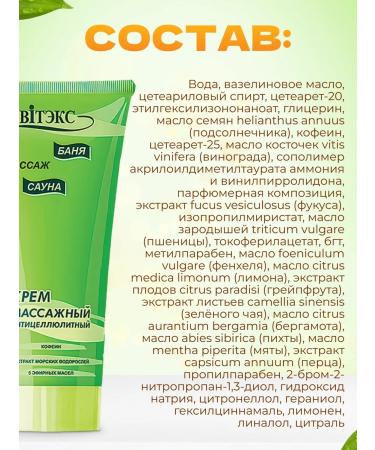 Belita-M Anti -cellulite body cream massage - Buy Online on GoSupps.com