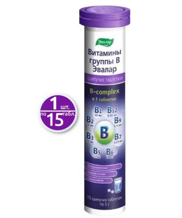 Evalar JSC Evalar vitamins of group b n15 pitchbuar
