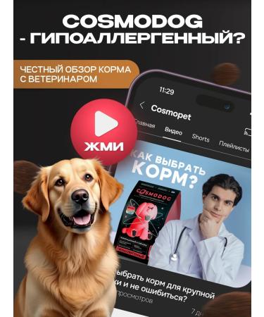 cosmodog Dry food for dogs 12 kg hypoallergenic with turkey - Buy Online on GoSupps.com