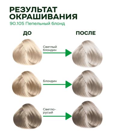 Essem Hair Studio Professional Hair dye BioColor 90.105 Ash blond 2 pcs - Buy Online on GoSupps.com