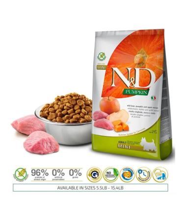 FARMINA N & d pumpkin for adult dogs of small rocks 7 kg - Buy Online on GoSupps.com