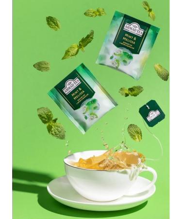 Ahmad Tea Green Tea Mint & Melissa in bags 1.8 g 25 bags - Buy Online on GoSupps.com