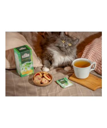 Ahmad Tea Green Tea Mint & Melissa in bags 1.8 g 25 bags - Buy Online on GoSupps.com