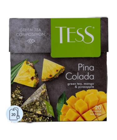 TESS Green tea in Pina Colada pyramids - Buy Online on GoSupps.com