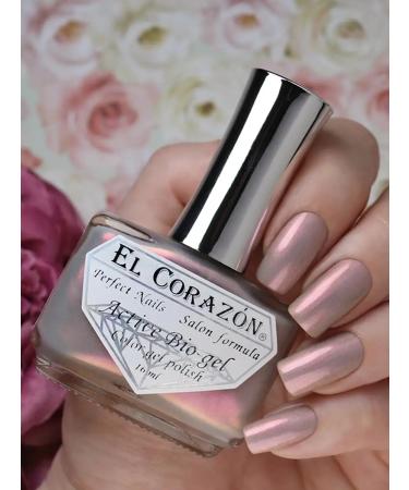 El Corazon Bio-gel 423 1356 light gray with pink mother