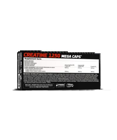 Olimp Sport Nutrition Creatine Monohydrate Creatine Mega Caps 120 caps - Buy Online on GoSupps.com