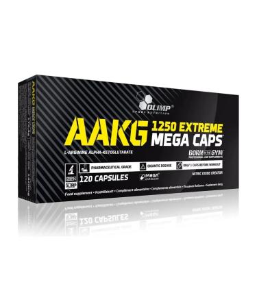 Olimp Sport Nutrition Arginine Alfa-Ketoglutarata AAKG 1250MG 120 caps - Buy Online on GoSupps.com