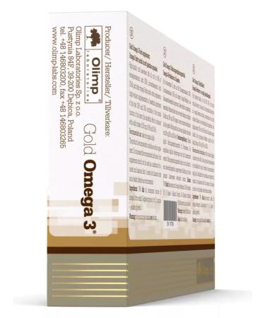 Olimp Labs Omega 3 Gold Omega-3 1000 mg 60 caps - Buy Online on GoSupps.com