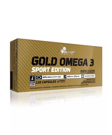 Olimp Sport Nutrition Omega 3 Gold Omega 3 Sport Edition 120 caps - Buy Online on GoSupps.com