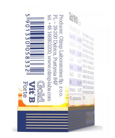 Olimp Labs Gold-Vit B Forte 60 vitamins complex - Buy Online on GoSupps.com
