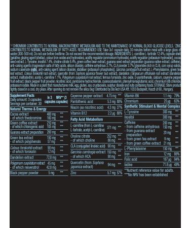 BioTechUSA Fat-burner L-Carnitin CLA and HCA Black Burn 90 caps - Buy Online on GoSupps.com