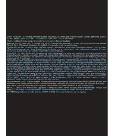 BioTechUSA Glucosamine chondroitin MSM Arthro Forte Pack 30 PAK - Buy Online on GoSupps.com