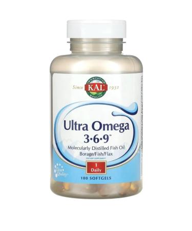 KAL Ultra Omega 3-6-9 100 capsules