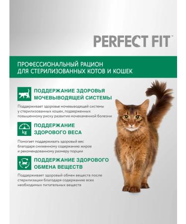 PERFECT FIT Dry food for cats salmon 10kg - Buy Online on GoSupps.com