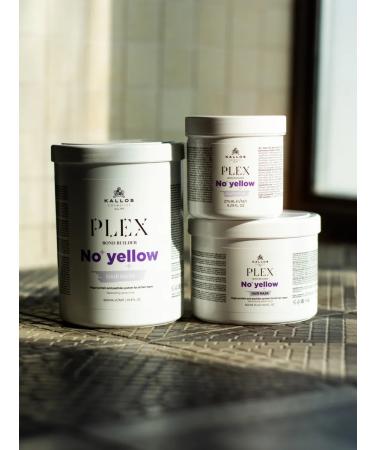 Kallos Cosmetics Plex no yellow hair mask from yellowness 500 ml - Buy Online on GoSupps.com
