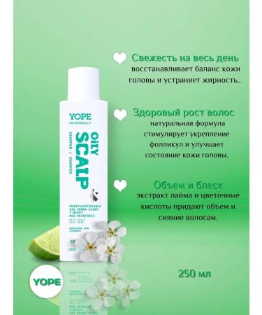 YOPE Shampoo for oily scalp 250 ml - Buy Online on GoSupps.com