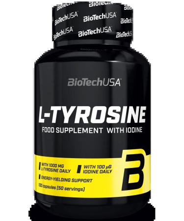BioTechUSA Amino acid l-tyrosin 100 caps - Buy Online on GoSupps.com