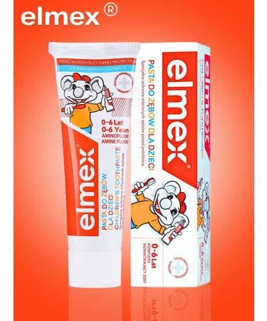 Elmex Toothpaste Children's protection against caries from 0 to 6 years - Buy Online on GoSupps.com