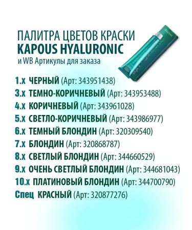Kapous Hair dye cabus 1.00 black intensive - Buy Online on GoSupps.com