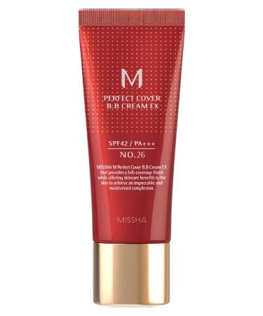 MISSHA BB face cream m Perfect Cover ex SPF 42 tone 26 20 ml - Buy Online on GoSupps.com