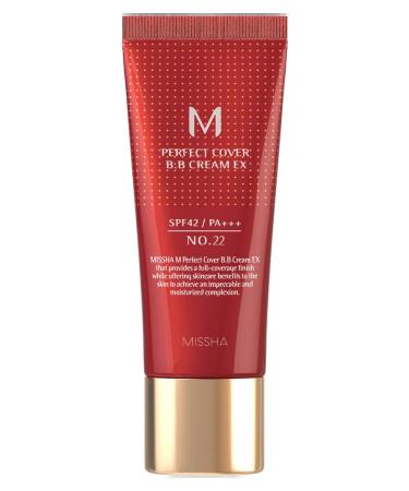 MISSHA BB face cream M Perfect Cover ex SPF 42 tone 22 20 ml - Buy Online on GoSupps.com