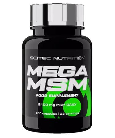 Scitec Nutrition MSM methyl sulfonylmetatan Mega MSM 100 capsules - Buy Online on GoSupps.com