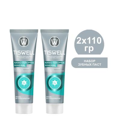 TISWELL Mint -toothpaste from caries 110 g 2pcs