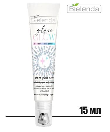 Bielenda Glazed Illuminating skin cream around the eyes and moisturizes
