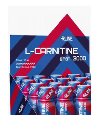R-line Fat-burner L-carnitine 3000 20 pcs 60ml - Buy Online on GoSupps.com