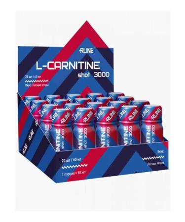 R-line Fat-burner L-carnitine 3000 20 pcs 60ml - Buy Online on GoSupps.com