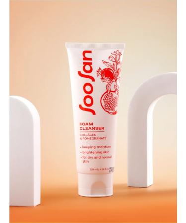 SooSan A wash for the face from acne with collagen Korean - Buy Online on GoSupps.com