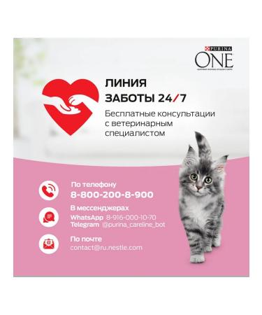 PURINA ONE Dry food for kittens chicken and cereals 200 g - Buy Online on GoSupps.com