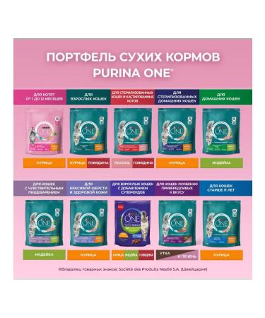 PURINA ONE Dry food for kittens chicken and cereals 200 g - Buy Online on GoSupps.com