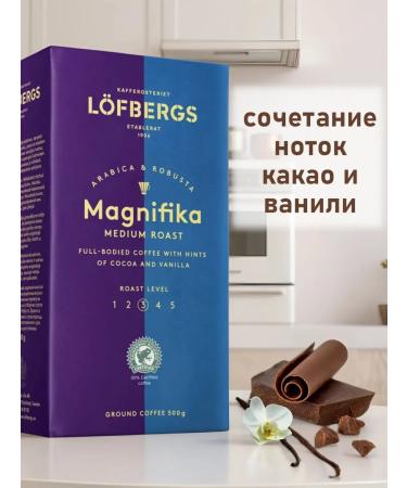 LOFBERGS Coffee ground Lefbergs Magnifika 2x500g - Buy Online on GoSupps.com