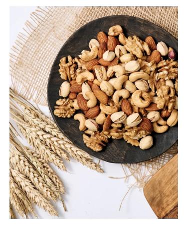 Alphabet of Nuts Mixture mixture fried with salted pistachios 1 kg - Buy Online on GoSupps.com