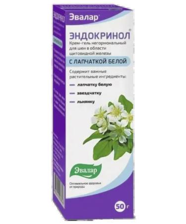 Evalar Endocrinol 60 caps and edogrinol gel 50 ml -for 1 union - Buy Online on GoSupps.com